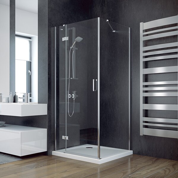 Besco Čtvercový sprchový kout VIVA I SQ 80x80 (90x90), výška 195 cm - bez vaničky Rozměry (cm): 80x80, Orientace: Pravá