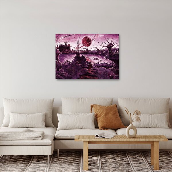 Obraz - Očarovaná vesnice (70x50 cm)