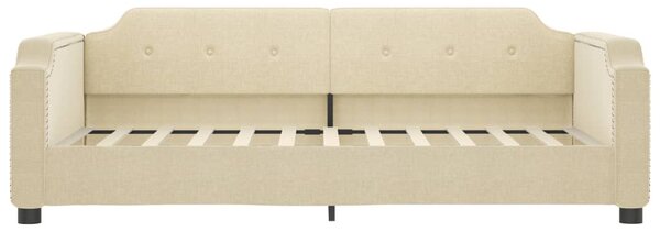 Válenda s matrací krémová 80 x 200 cm textil 3197615