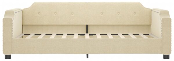 Válenda s přistýlkou krémová 80 x 200 cm textil 3197633