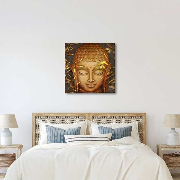 Obraz - Zlatý Buddha (30x30 cm)