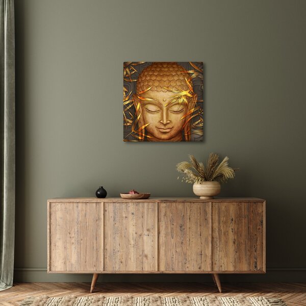 Obraz - Zlatý Buddha (30x30 cm)