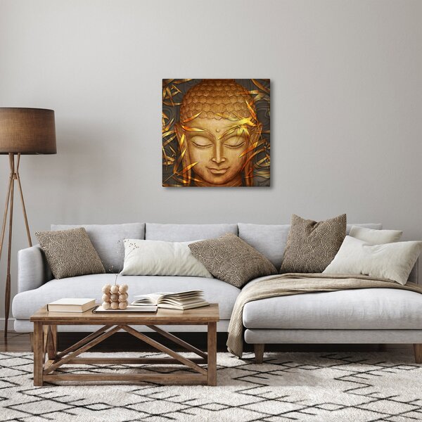 Obraz - Zlatý Buddha (30x30 cm)