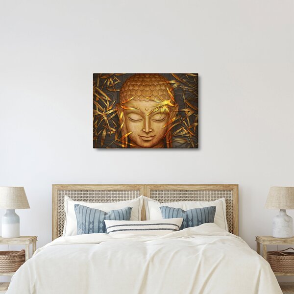 Obraz - Zlatý Buddha (70x50 cm)