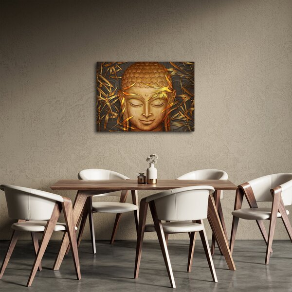 Obraz - Zlatý Buddha (70x50 cm)