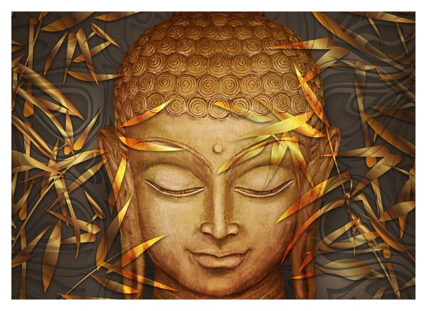 Obraz - Zlatý Buddha (70x50 cm)