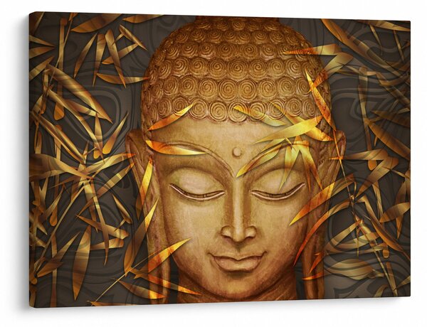 Obraz - Zlatý Buddha (70x50 cm)