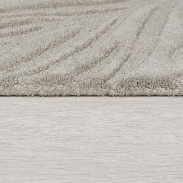 Kusový koberec Solace Leaf Grey 120x170 cm
