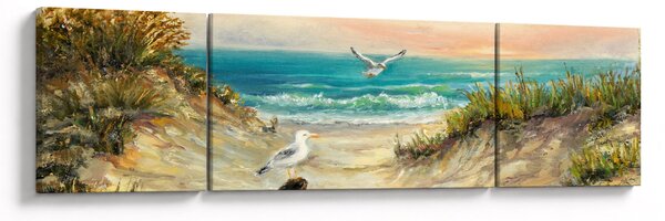 Obraz - Písečná pláž (170x50 cm)
