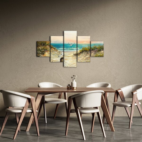 Obraz - Písečná pláž (125x70 cm)