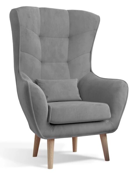 Moderní křeslo ARTUR, růžová (Mat Velvet 63)