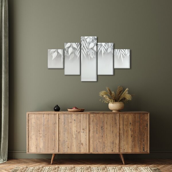 Obraz - Plastické listy (125x70 cm)