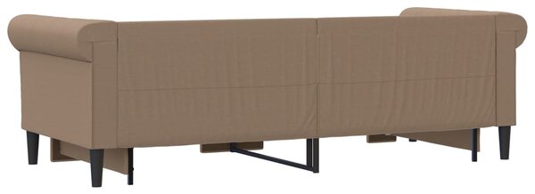 Válenda s přistýlkou cappuccino 90 x 200 cm umělá kůže 3197726
