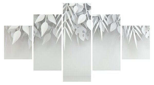 Obraz - Plastické listy (125x70 cm)