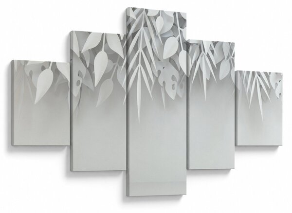 Obraz - Plastické listy (125x70 cm)