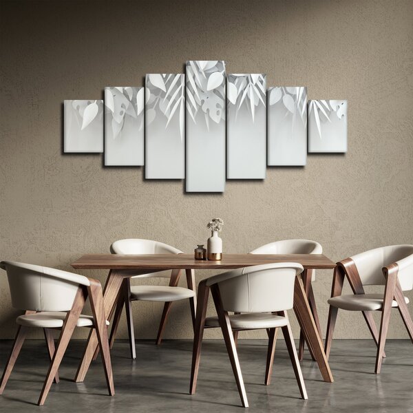 Obraz - Plastické listy (210x100 cm)