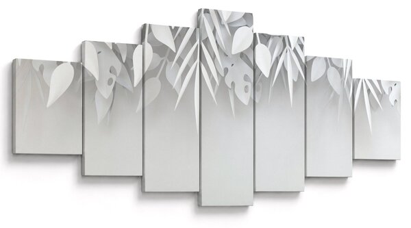 Obraz - Plastické listy (210x100 cm)