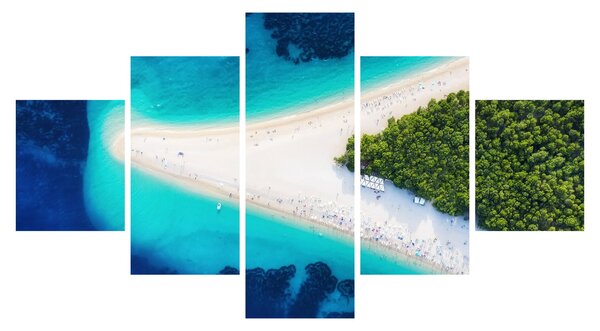 Obraz - Ostrav Hvar, Chorvatsko (125x70 cm)