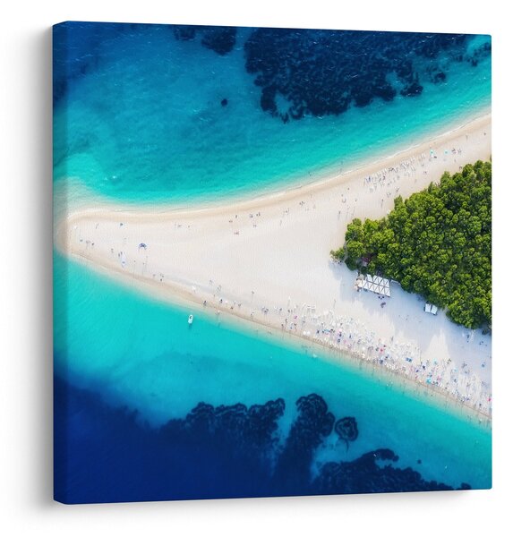 Obraz - Ostrav Hvar, Chorvatsko (30x30 cm)