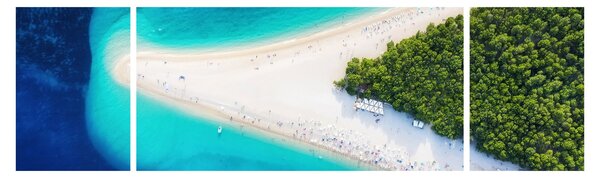 Obraz - Ostrav Hvar, Chorvatsko (170x50 cm)