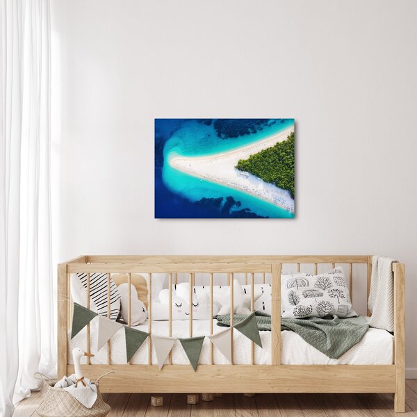 Obraz - Ostrav Hvar, Chorvatsko (70x50 cm)