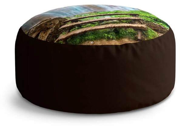 Sablio Taburet Circle Posezení u vodopádu: 38x48 cm