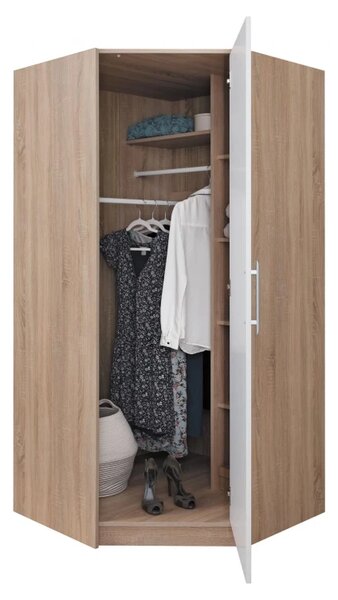 Šatní skříň Smart rohová, artisan