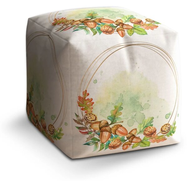 Sablio Taburet Cube Dary podzimu - 40x40x40 cm