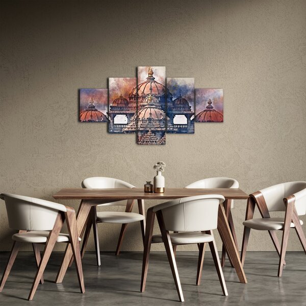 Obraz - Akshardham, Nové Dilií, Indie (125x70 cm)