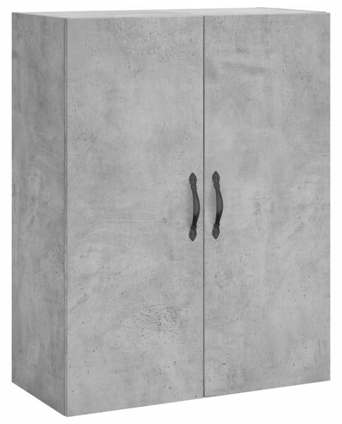 Skříň highboard betonově šedá 69,5x34x180 cm kompozitní dřevo 3198093
