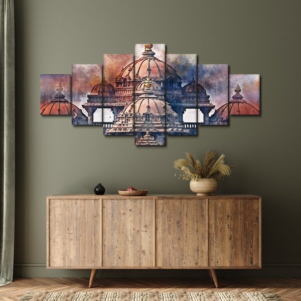 Obraz - Akshardham, Nové Dilií, Indie (210x100 cm)