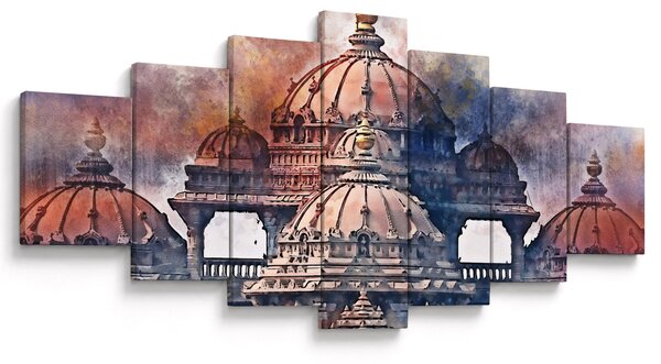 Obraz - Akshardham, Nové Dilií, Indie (210x100 cm)