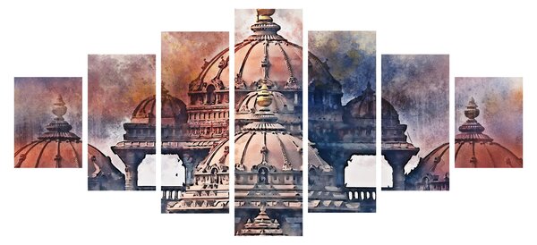 Obraz - Akshardham, Nové Dilií, Indie (210x100 cm)