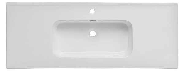 Comad Nábytkové keramické umyvadlo GO 120/DP-8095, 121x46 cm, bílá lesklá