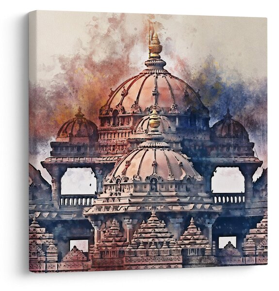 Obraz - Akshardham, Nové Dilií, Indie (30x30 cm)