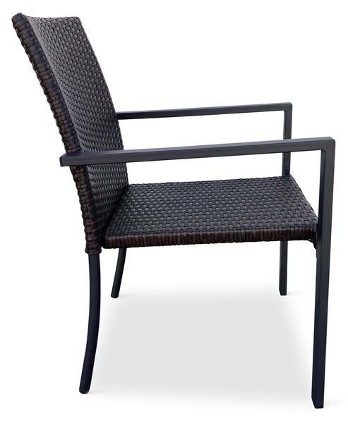 Zahradní stohovací židle WICKER PAT ratan set 2ks