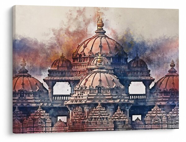 Obraz - Akshardham, Nové Dilií, Indie (70x50 cm)
