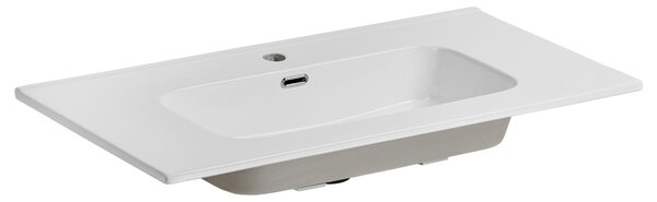 Comad Nábytkové keramické umyvadlo GO 90/DP-8095, 91x46 cm, bílá lesklá