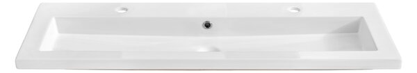 Comad Nábytkové keramické umyvadlo UM-8070 SPIRIT 120, 121x46 cm, bílá lesklá