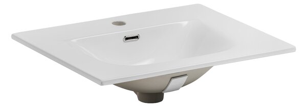 Comad Nábytkové keramické umyvadlo SKY 60-8099, 61x46 cm, bílá lesklá