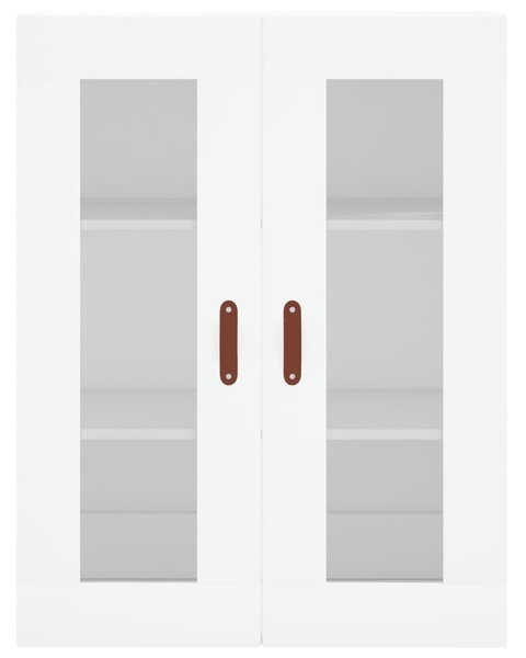 Skříň highboard bílá 69,5 x 34 x 180 cm kompozitní dřevo 3198569