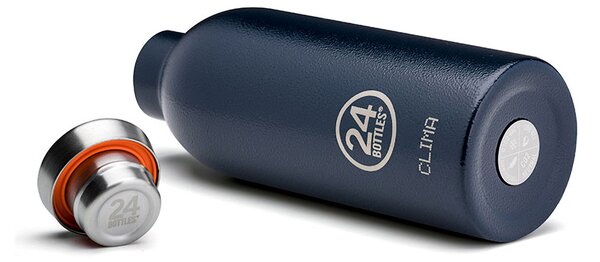 Nerezová termo láhev Clima Deep Blue 850ml 24 Bottles