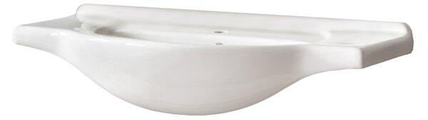 Comad Nábytkové keramické umyvadlo UM- CFP 85, 85x49 cm, bílá lesklá