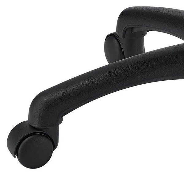 Ergonomická kancelářská židle, černá, polohovatelná opěrka