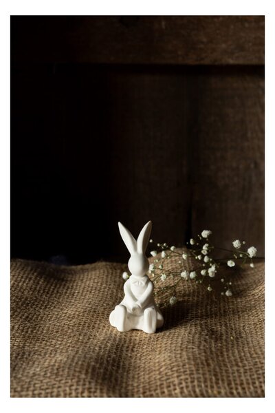 Velikonoční dekorace zajíček Sally White 9 cm Storefactory Scandinavia