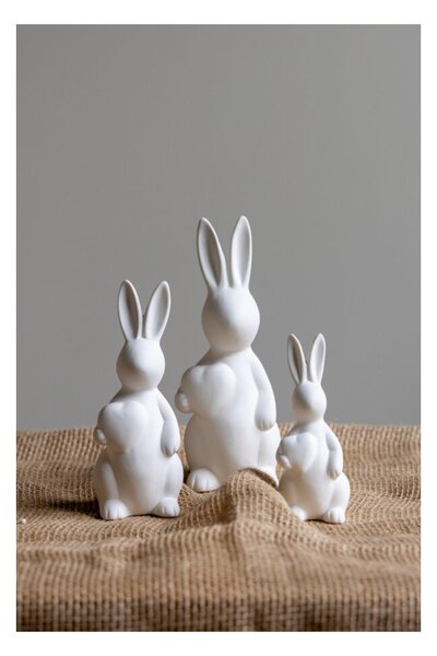 Velikonoční dekorace zajíček Olivia White 20 cm Storefactory Scandinavia