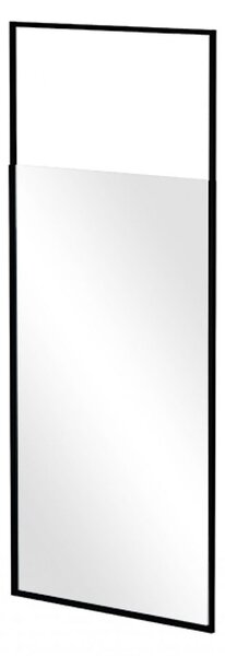Besco Sprchový kout Walk-In ICON BLACK 100 (110x 120), výška 200 cm - bez vaničky Rozměry (cm): šířka: 120