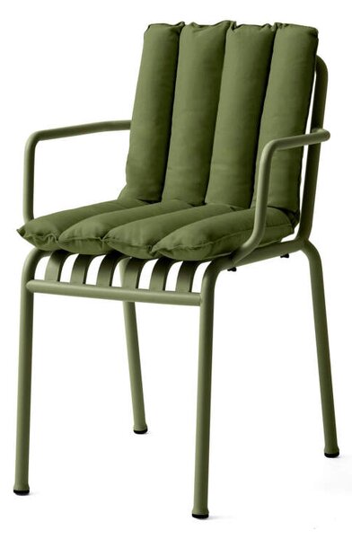HAY Prošívaný podsedák Palissade Chair and Armchair Soft Quilted Cushion, olive