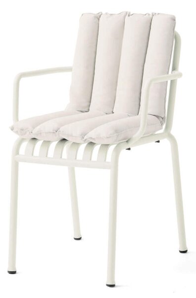 HAY Prošívaný podsedák Palissade Chair and Armchair Soft Quilted Cushion, cream white