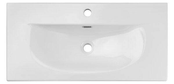 Comad Nábytkové keramické umyvadlo SKY 3 80CM, 81x40 cm, bílá lesklá